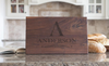 Personalized Large Laser Engraved 11x17 Walnut Cutting Boards QUAL1887