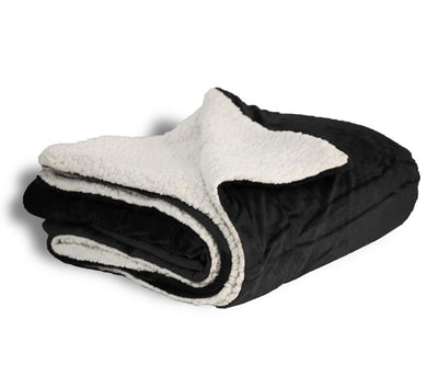 Custom Embroidered Mink Sherpa Blanket
