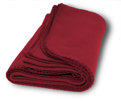 Custom Embroidered Promo Fleece Blankets