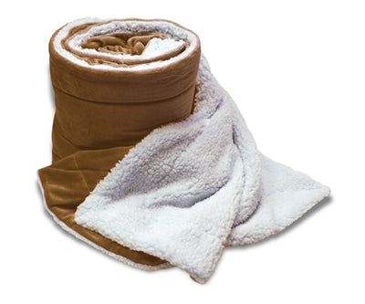 Custom Embroidered Oversize Mink Sherpa Blanket