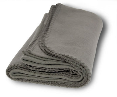 Custom Embroidered Promo Fleece Blankets