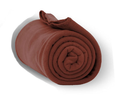 Custom Embroidered Fleece Throw Blanket