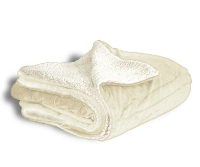 Custom Embroidered Mink Sherpa Blanket