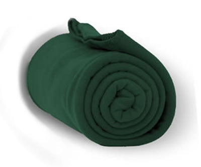 Custom Embroidered Fleece Throw Blanket