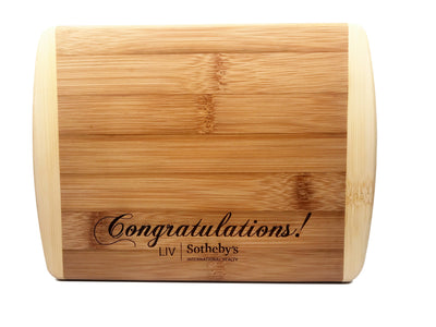 Personalized Cutting Board 6x8 (Rounded Edge) Bamboo QUAL1004