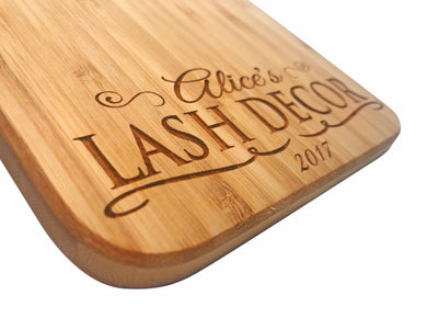 Personalized 5.5x11.5 Handled Bamboo Serving Boards QUAL1059