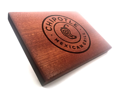 Personalized Laser Engraved Mahogany 6x8 Cutting Boards QUAL1025