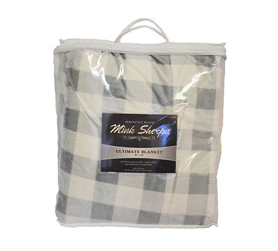Custom Embroidered Mink Sherpa Blanket