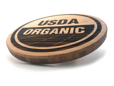 Custom Laser Engraved Solid Bamboo Trivets QUAL1152