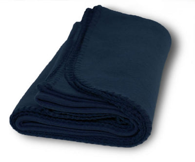 Custom Embroidered Promo Fleece Blankets