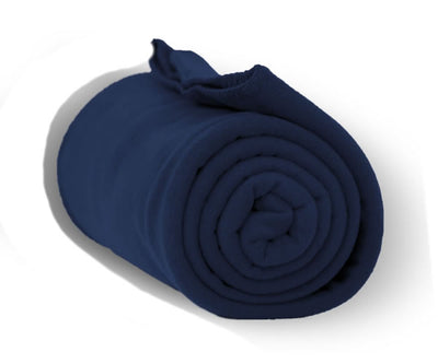 Custom Embroidered Fleece Throw Blanket