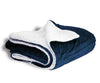 Custom Embroidered Mink Sherpa Blanket