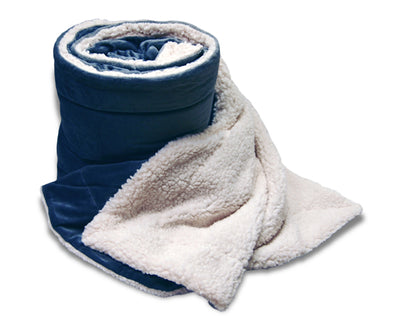 Custom Embroidered Oversize Mink Sherpa Blanket