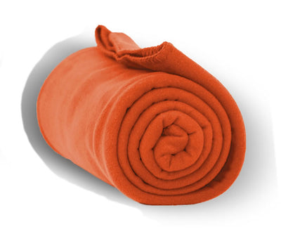 Custom Embroidered Fleece Throw Blanket