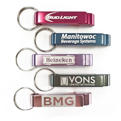 Custom Aluminum Bottle Openers