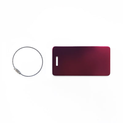 Custom Engraved Aluminum Luggage Tags