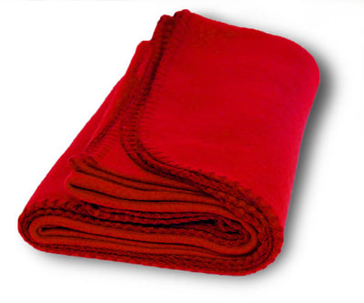 Custom Embroidered Promo Fleece Blankets