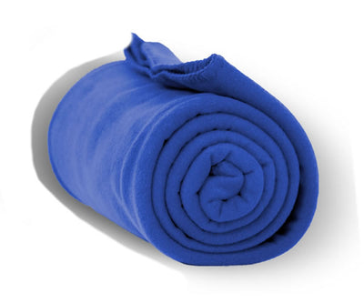 Custom Embroidered Fleece Throw Blanket