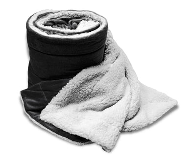 Custom Embroidered Oversize Mink Sherpa Blanket