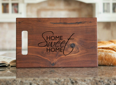 Personalized Large Laser Engraved 11x17 Walnut Cutting Boards QUAL1887